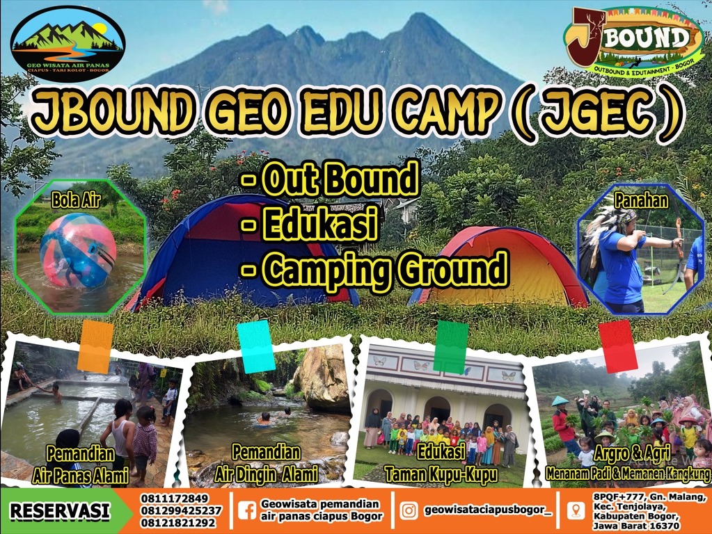 Jbound Jbound Geo Edu camp (JGEC) Wisata edukasi Camping